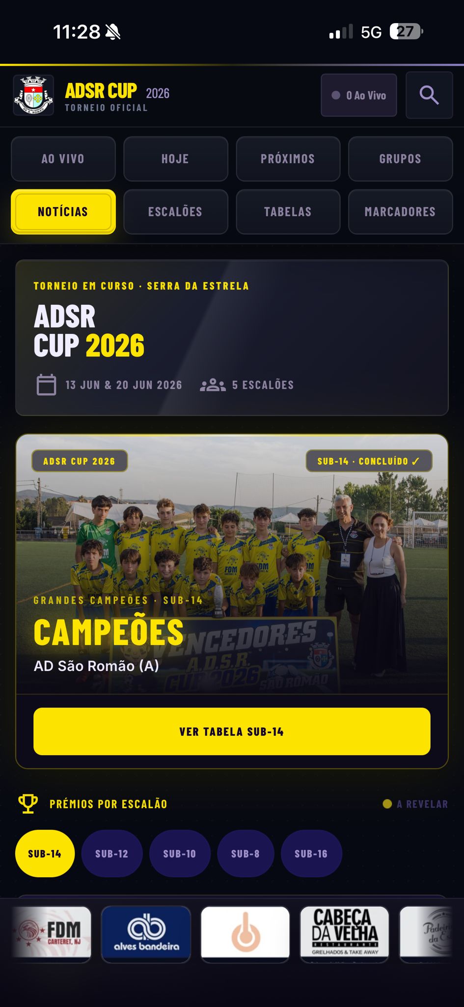 AD São Romão — app