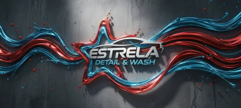Identidade e aplicações da marca Estrela Detail Wash