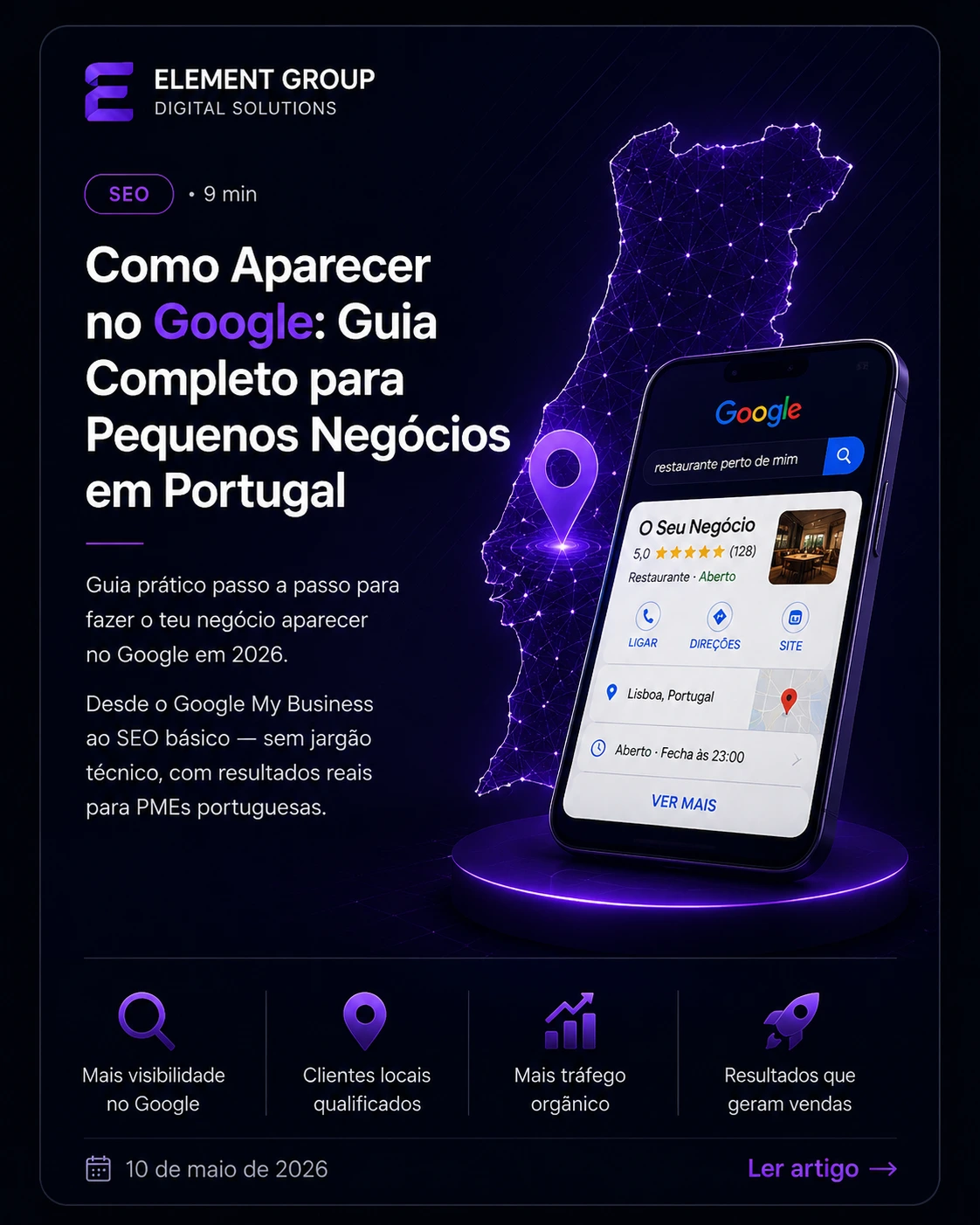 Como Aparecer no Google: Guia Completo para Pequenos Negócios em Portugal